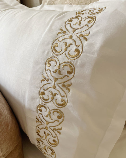 ✨ lady arus – Couvre-lit Brocart de Luxe 7 Pièces