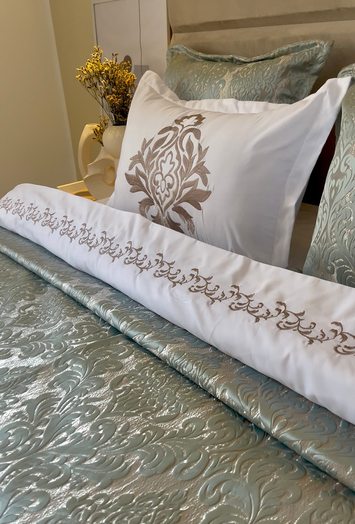 Couvre-lit de Luxe majestia 7 Pièces ✨